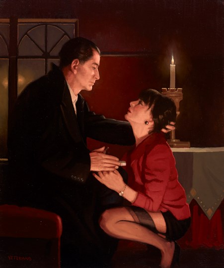 Heaven on Earth by Jack Vettriano - Original Painting on Stretched Canvas
